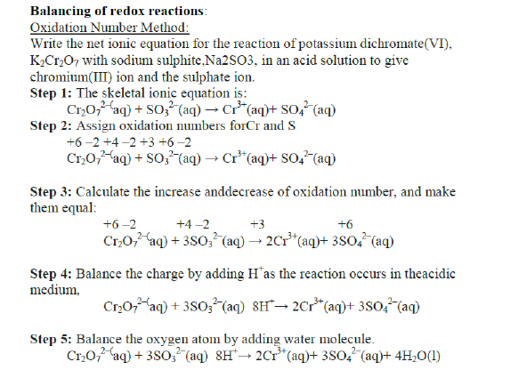 cbse-class-11-chemistry-redox-reaction-summary-notes